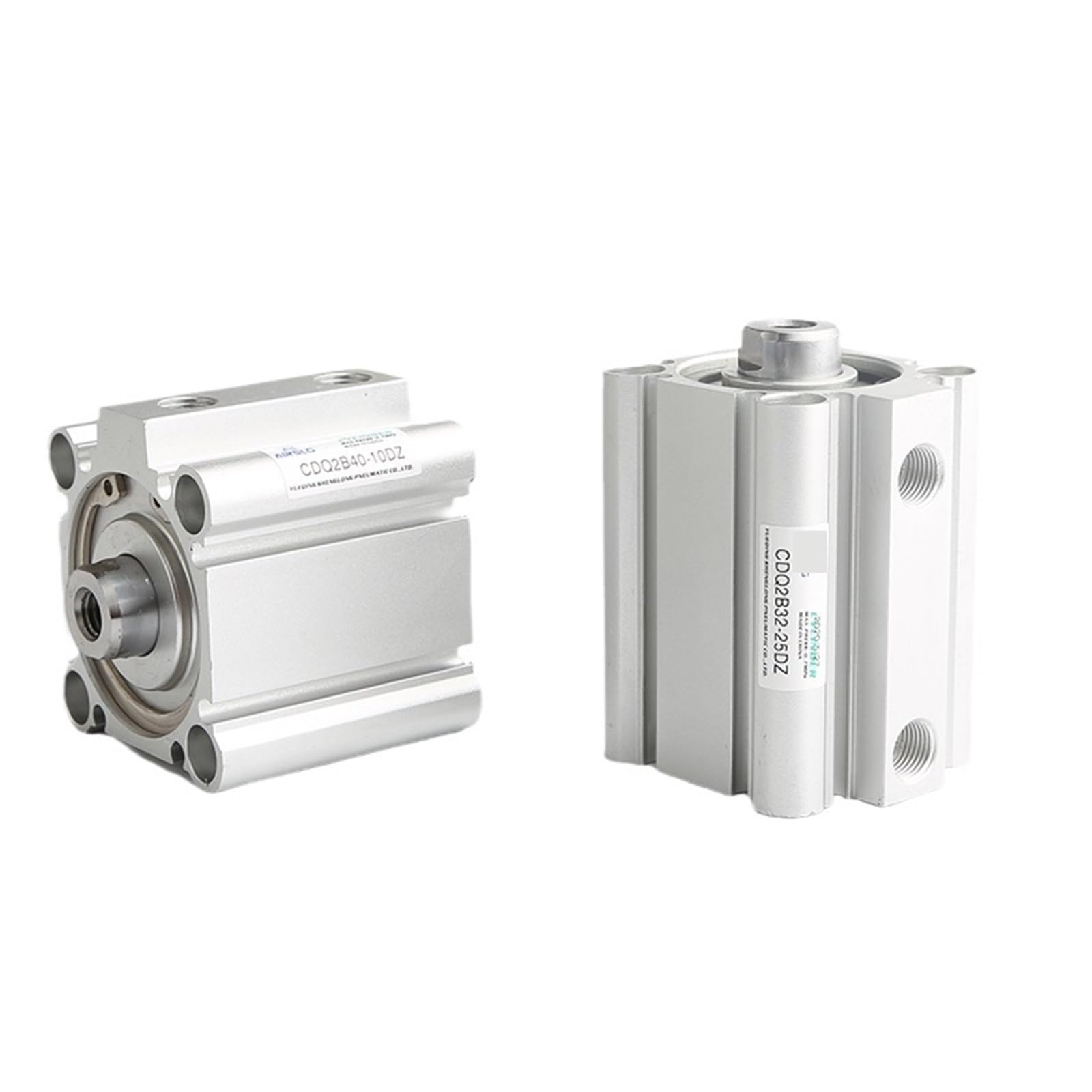 Vérin double effet CQ2B cylindre pneumatique mince CQ2B32 CQ2B40 CQ2B63