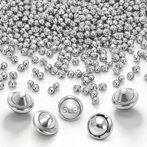 PullCrease 2 Lb 1/8" 304 Stainless Steel Tumbling Media Ballcone Shot Jewelry Tumbler Finishing, Anti-Rust, Jewelry Making, Polishing, Metal Finishing in Rotary and Vibratory Tumblers