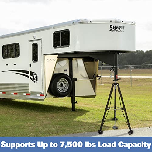 Weize Durable Gooseneck Tripod Stabilizer For Trailer Or 5Th Wheel, Adjustable From 30" To 44", 7500Lb Load Capacity, 2 5/16-Inch Ball #TOP4