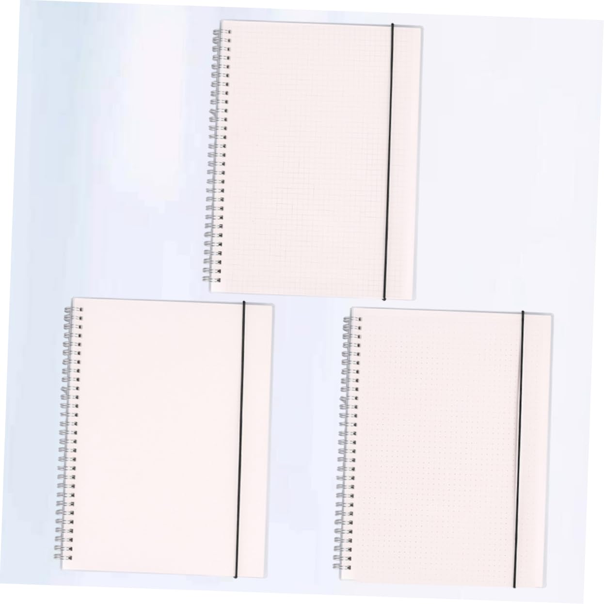 Amazon | Sewroro 3個サイドスパイラルノート ドット罫 罫線なし 方眼