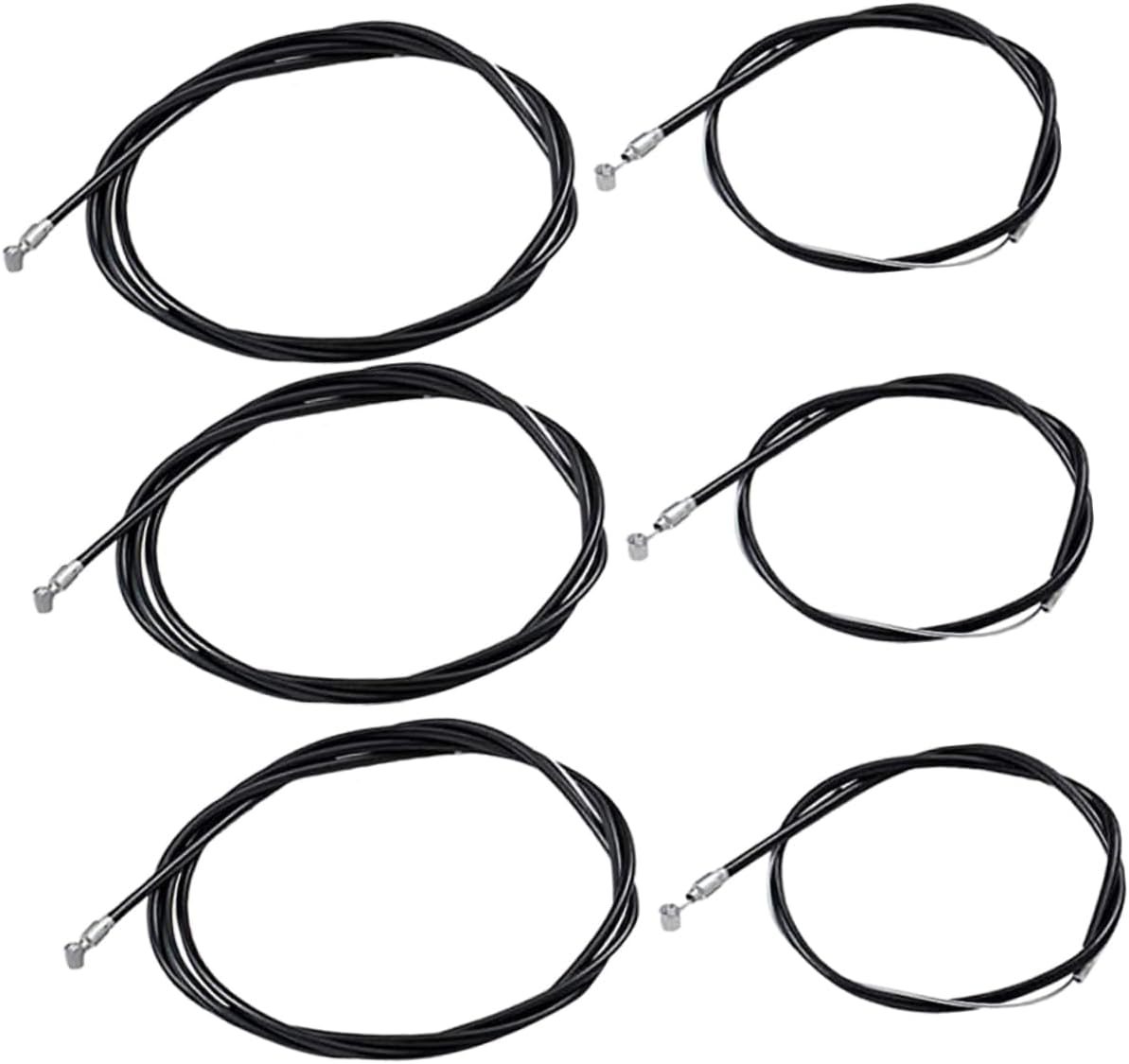 Mountain Road Bike Brake Cable Kit 6pcs Bike Brake Cable Line Housing Essential for Performance Safety