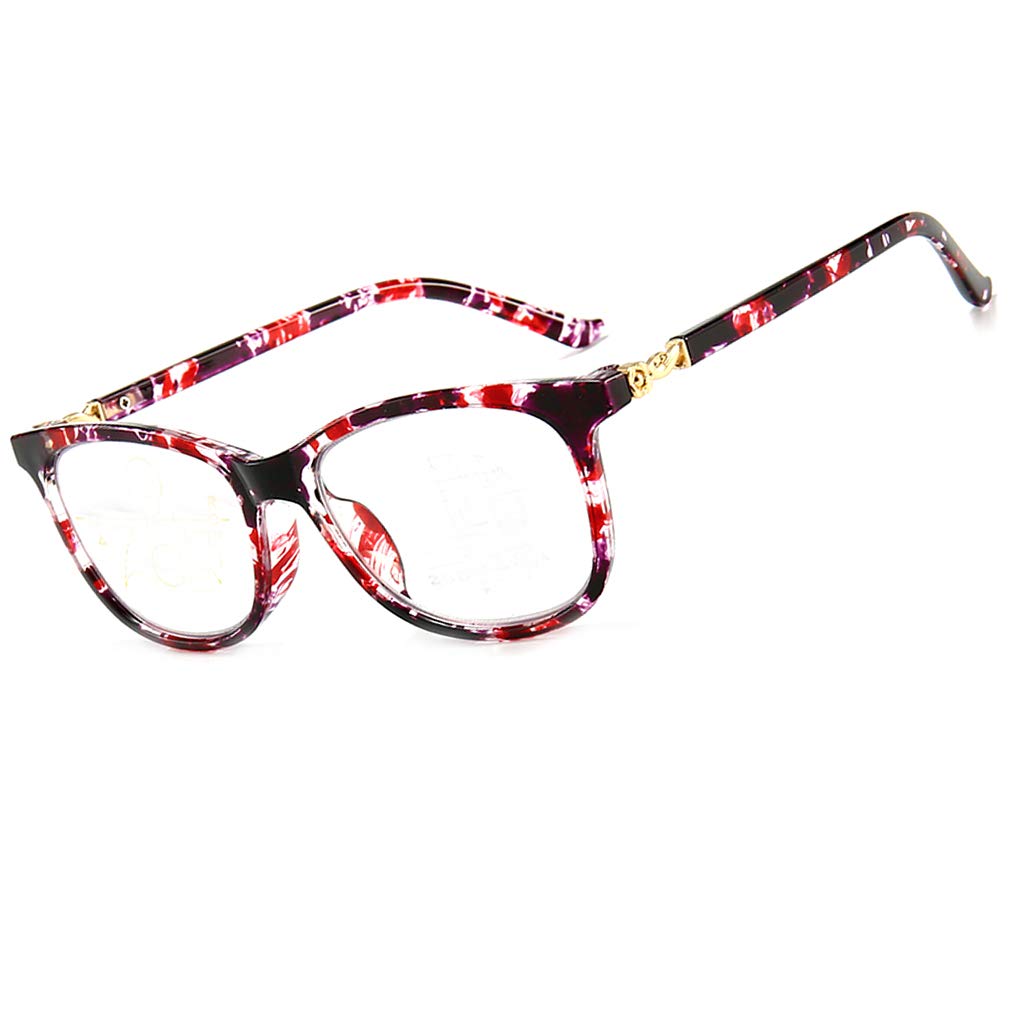 PLOPLO Progressive Multifocal Multifocus Glasses+Anti Blue Light Blocking Computer Reader