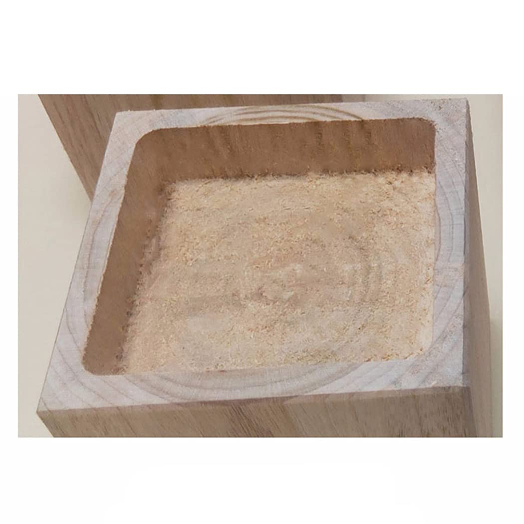 Altezza 10 cm Sollevatori da Letto Rialzo per Mobili In Legno di Pino Rialzi per Tavolo Rialzi di Letto per Tavolo Gambe Mobili per Letto Aumentare l'altezza del Mobile Set da 4 Pezzi (10x10cm)