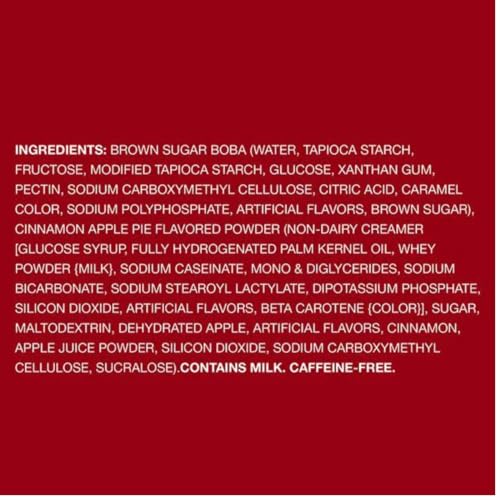 J Way Local Flavor J Way Instant Boba Bubble Pearl Cinnamon Apple Pie Milk Tea Kit With Authentic Brown Sugar Tapioca Boba thumb #2