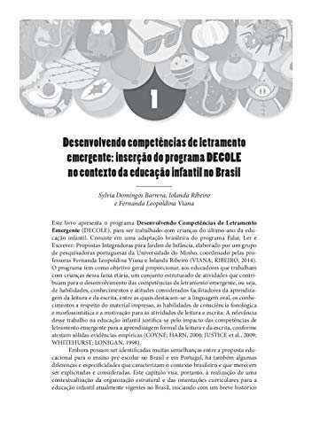 DECOLE: Desenvolvendo Competências de Letramento Emergente