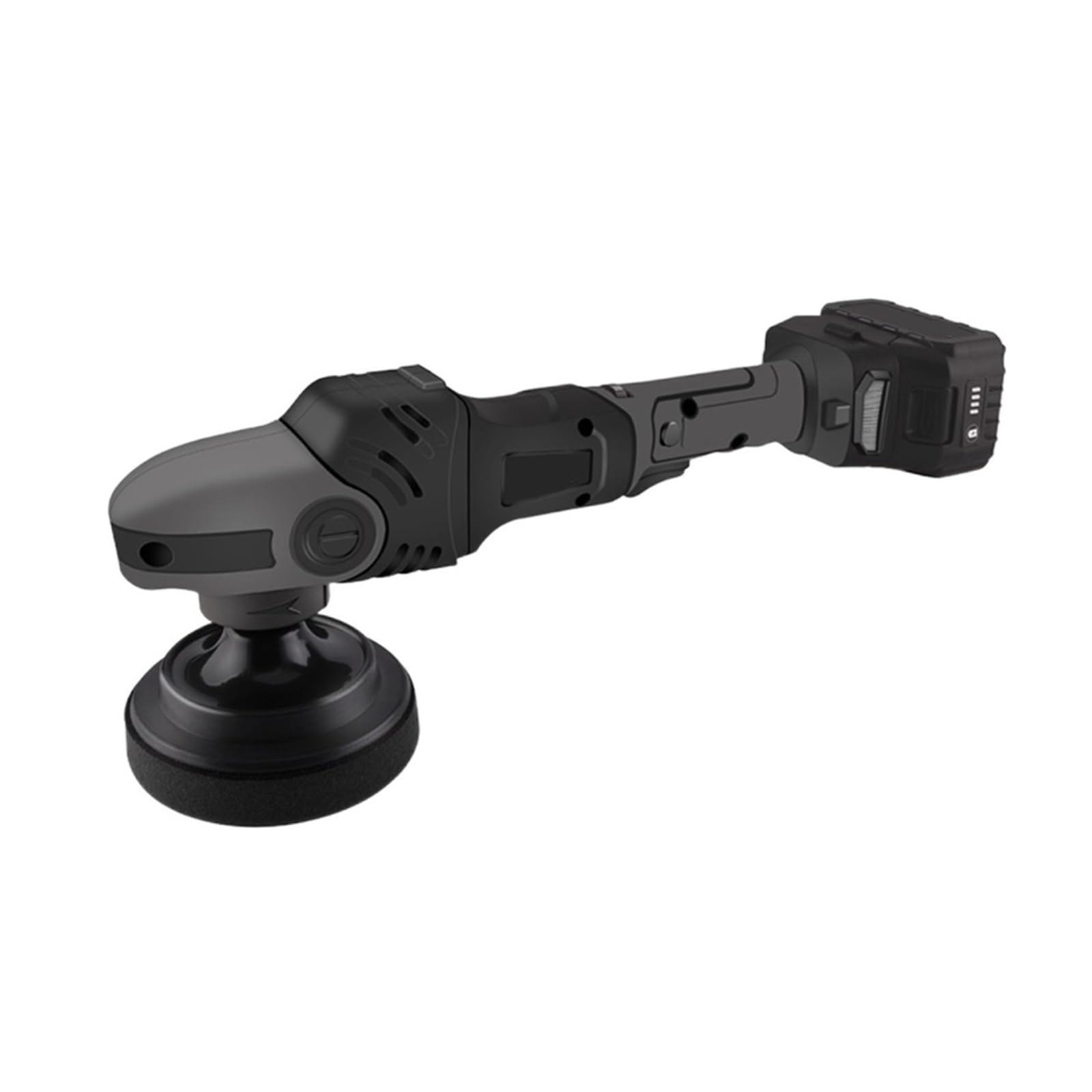 Pulidora rotativa inalámbrica de 18 V, 5 Pulgadas y 125 mm, pulidora de Velocidad Variable con batería de 4000 mAh para encerar, pulir y encerar automóviles y Barcos