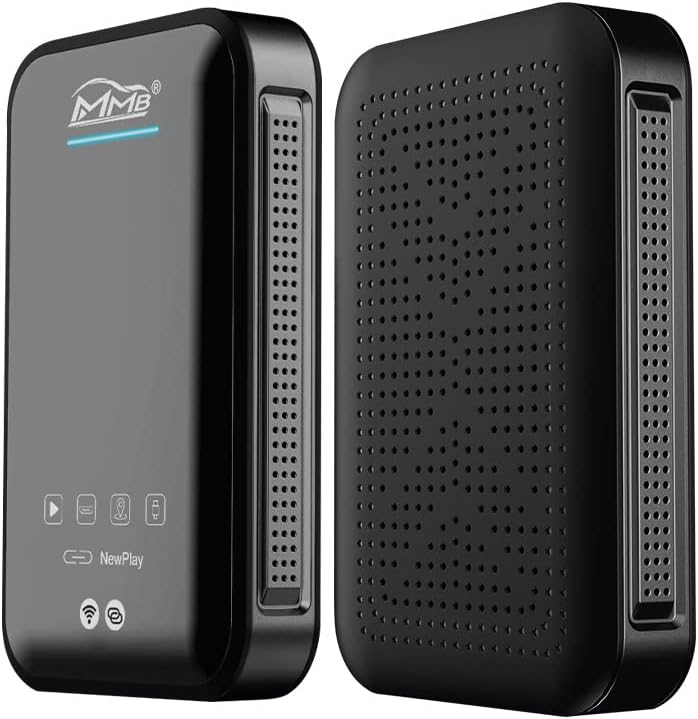 Smart World Company MMB 11.0 Android OS Video Streaming Adapter for Carplay and Android Auto Media interfaces enables app Download Music Video Navigation USB Type-C HDMI