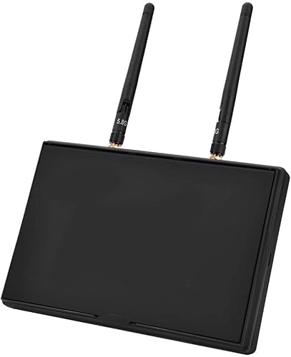 Miniatura 2 de PUSOKEI Receptor FPV para FPV Drone, 5.8GHz 40 canales 7 pulgadas LCD Monitor de pantalla para FPV Quadcopter Drone