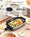 Nuwave Medley XL Digital Electric Skillet, Family Size Griddle w/Glass Lid, 2025 New & Improved Precision Heating, 100°-425°F, PFAS Free G11 Nonstick Ceramic Coating, Portable Hot Plate, 7qt Capacity