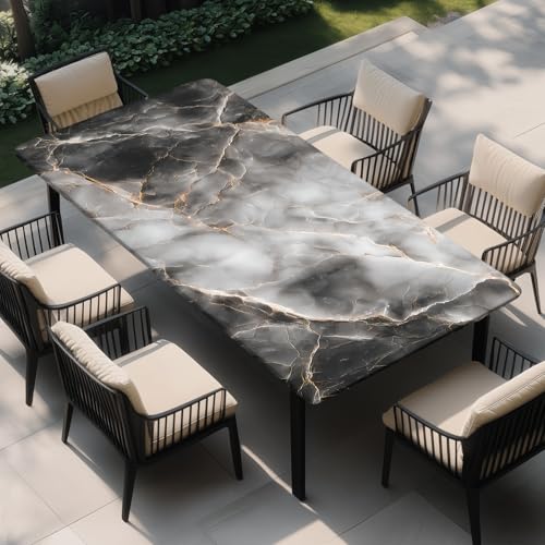 ARTSGOO Rectangle Fitted Table Cloth for 8 Foot Rectangular Folding Tables by ARTSGOO - Used condition - Image 8