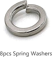 Vista 8 de Kit universal de accesorios para cabecero y estribo, tuercas y pernos de acero inoxidable 304 para marco de cama, cabecero y estribo