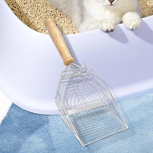 Colher de areia para gatinhos, levantador de cocô de gatinho,Coletor de caixa de areia | Pá de canto