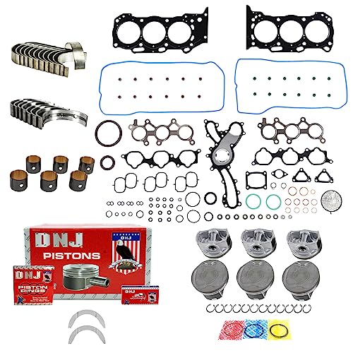 DNJ EK968 Engine Rebuild Kit for 2005-2018 Lexus, Toyota Avalon, Camry, ES350 3.5L V6 24V DOHC 3456cc