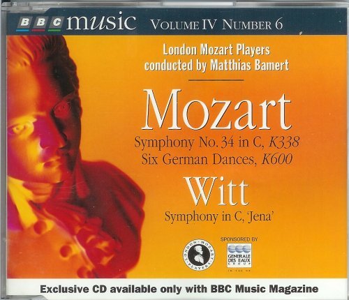 Mozart Symphony No.34 in C, K338 Six German Dances; Witt "Jena" Symphony, K600 [Audio CD]