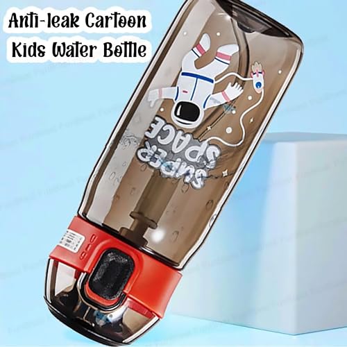 Image of FunBlast Cute Water Bottle with Sipper, Water Bottle for kids, Sipper Bottle for Kids - Anti-leak Cartoon Kids Water Bottle for Kid (630 ML) (Astronaut)