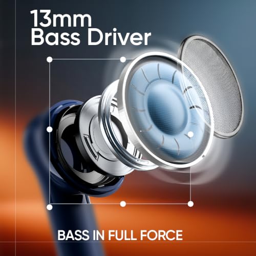 Image of Mivi DuoPods Thunder Earbuds, 60H Playtime, BT 5.3, AI ENC, TWS Buds