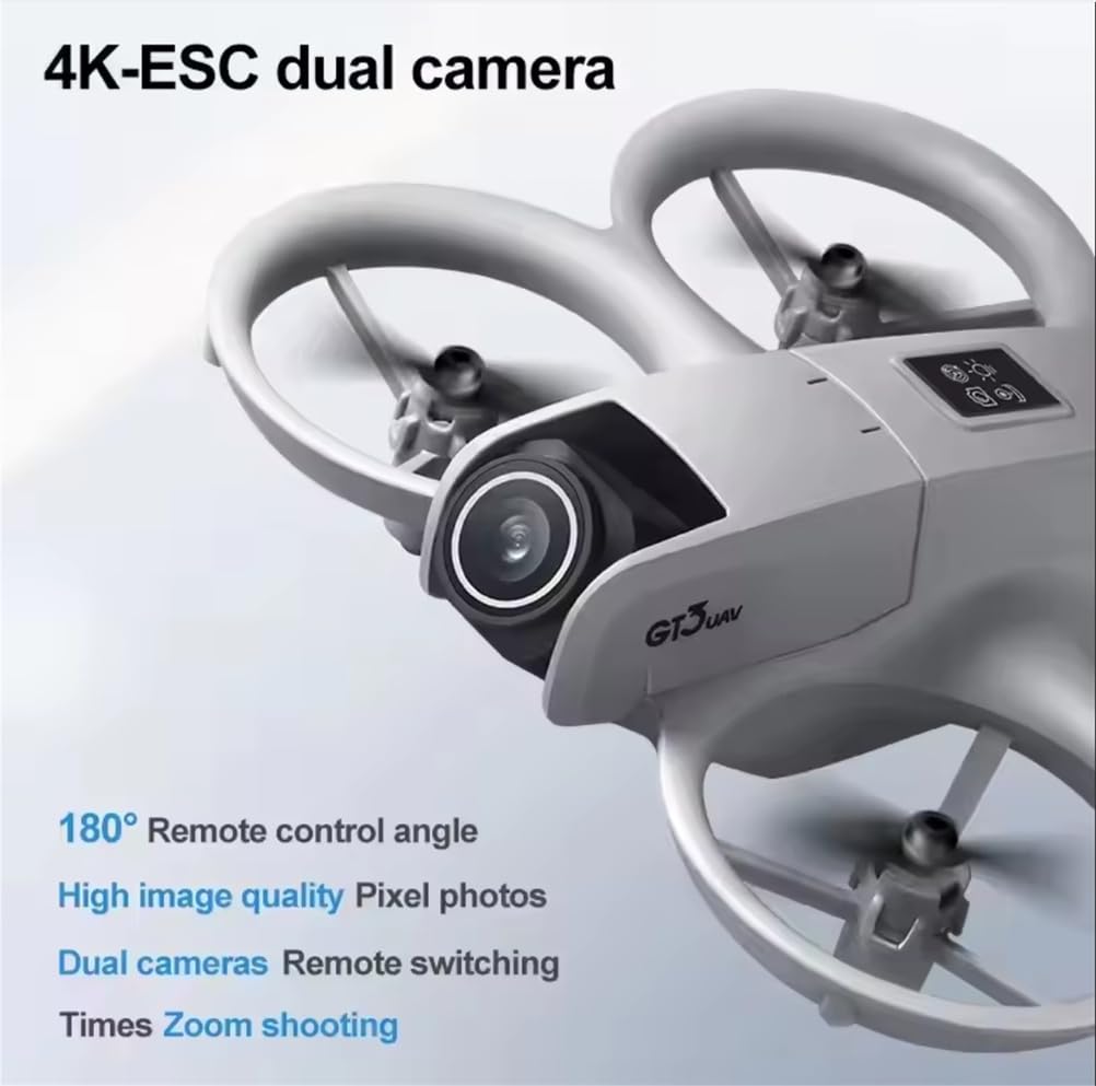 GT3 Mini Drone 8K 5G GPS Professionale HD Fotografia Aerea Telecomando Aereo HD Doppia Fotocamera Quadricottero UAV