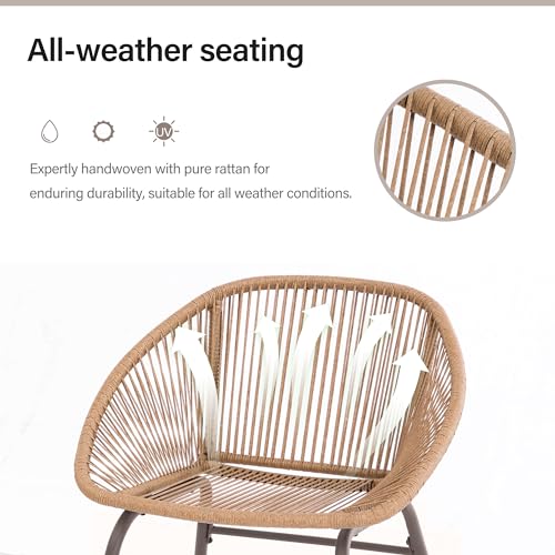 LAUSAINT-HOME-Outdoor-Patio-2-Single-Chairs-with-Deep-Seating-and-Cushions-Breathable-Bohemian-Outdoor-Rope-Woven-Furniture-Set-for-Backyard-Porch-Garden-and-Poolside-Beige