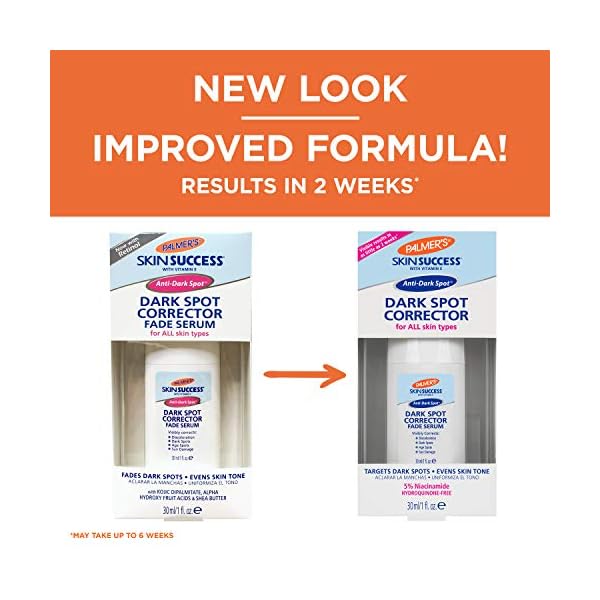 Palmers-Skin-Success-Dark-Spot-Corrector-Fade-Serum-1-Ounce Palmer's Skin Success Dark Spot Corrector Fade Serum with Vitamin E and Niacinamide, Helps Reduce Dark Spots and Discoloration, Facial Serum for Uneven Skintone, 1 Ounce