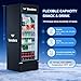 AI Smart Vending Machine for Business - Commercial Combo Snack & Drink Fridge Dispenser with Card Reader,Cashless Smart Payment, Inventory Tracking Auto Restock Alert