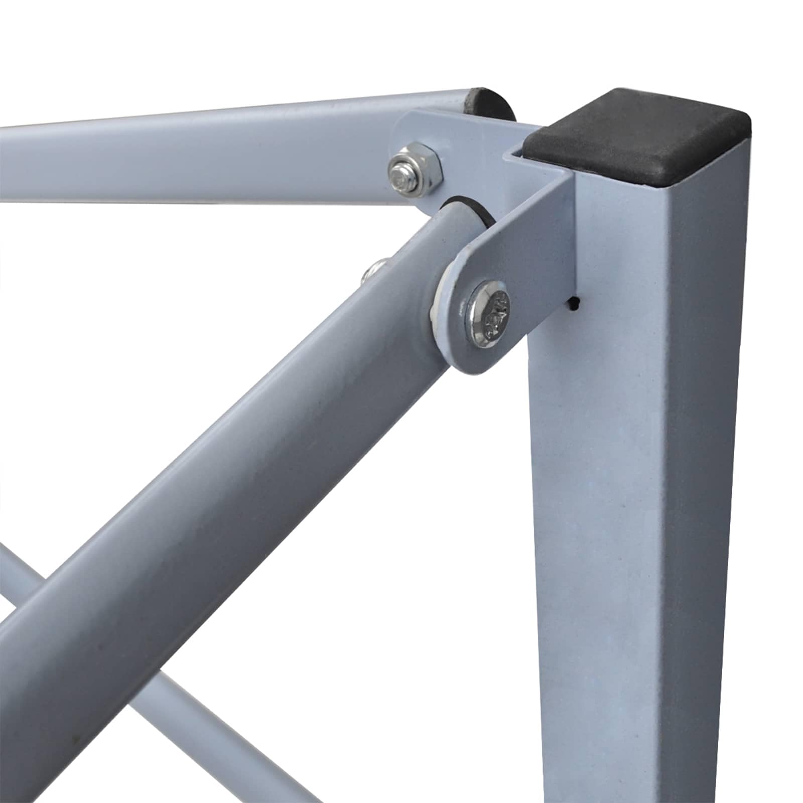 Namiot składany niebieski 200 x 200 x 315 cm Oxford 600D | Odporny na warunki atmosferyczne, konstrukcja stalowa, w zestawie 8 śledzi i 4 liny, łatwe do czyszczenia
