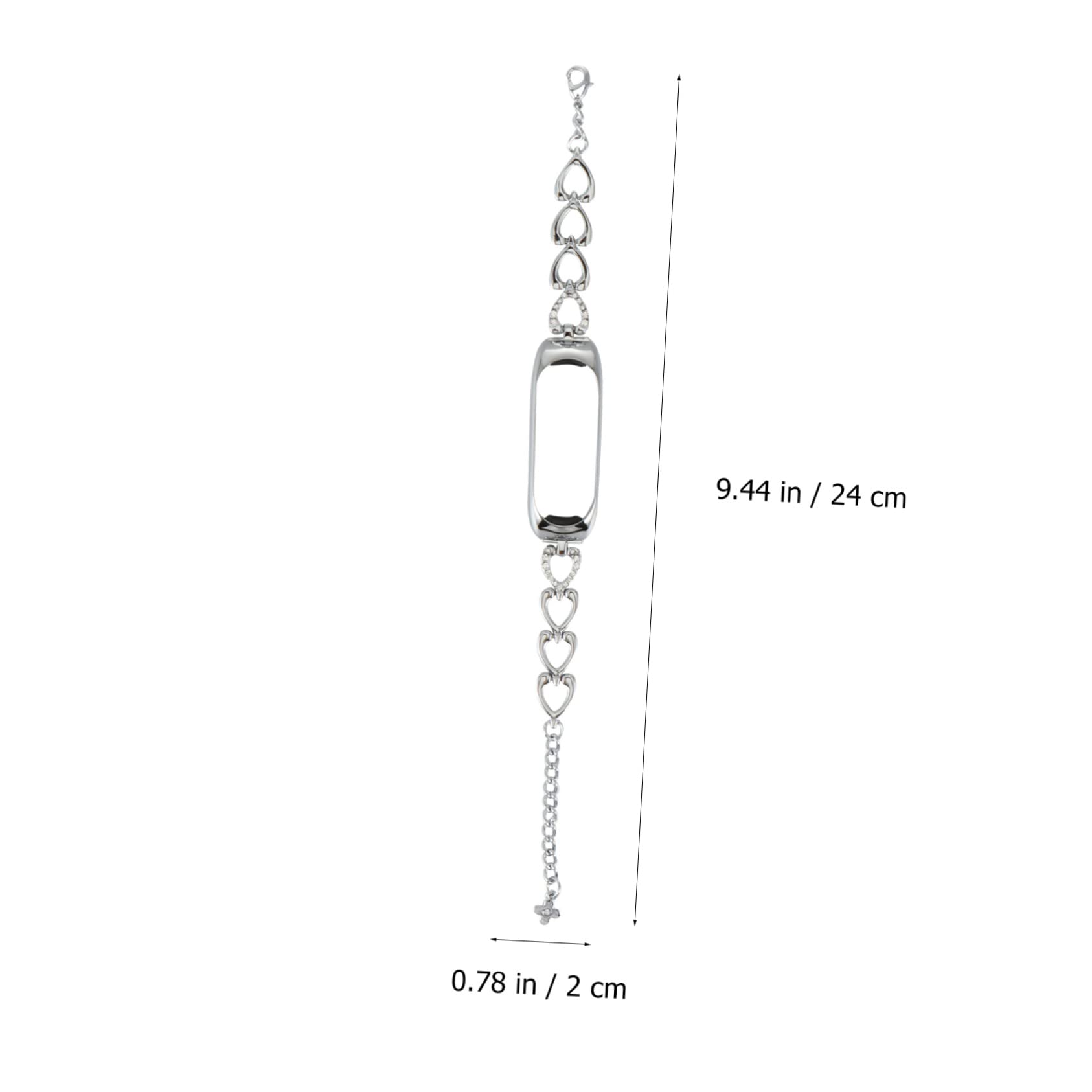 UKCOCO 2 Pièces Millet Bracelet Bracelets Pour Hommes Argent Reloj Inteligente Vintage Montre Élastique De Montre Montre Montage Montre En Alliage De