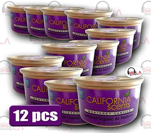 CALIFORNIA SCENTS SET OF 12 (MONTEREY VANILLA)