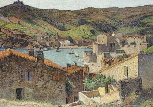 Peinture Collioure impression toile de maître pour bureau élégant