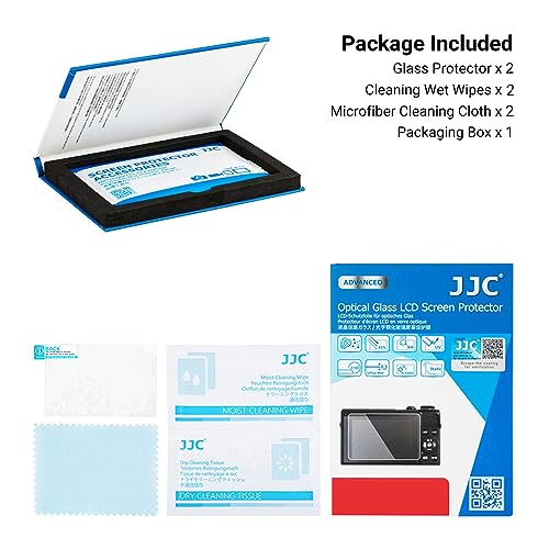 Image of 2 Pack Camera Screen Protector for Fujifilm X100V Digital Camera, Ultra-Thin Anti-Fingerprint Anti-Scratch 9H Hardness 2.5D Rounded Edges Tempered Glass Protector