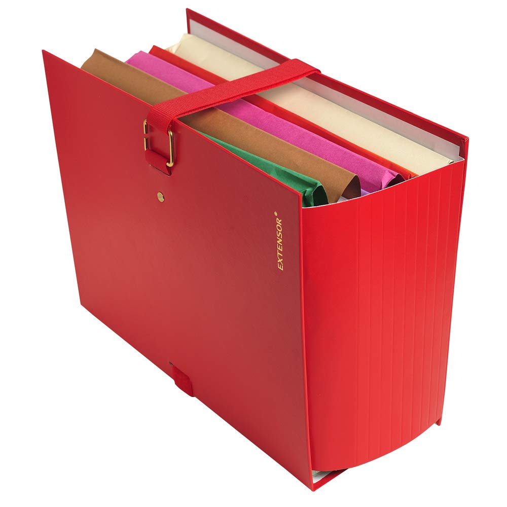 Exacompta, Ref 22009E, Balacron Expandable Folder, 240 x 320mm in Size, Suitable for Holding A4 Documents, Wrap-Around Strap - Image 2