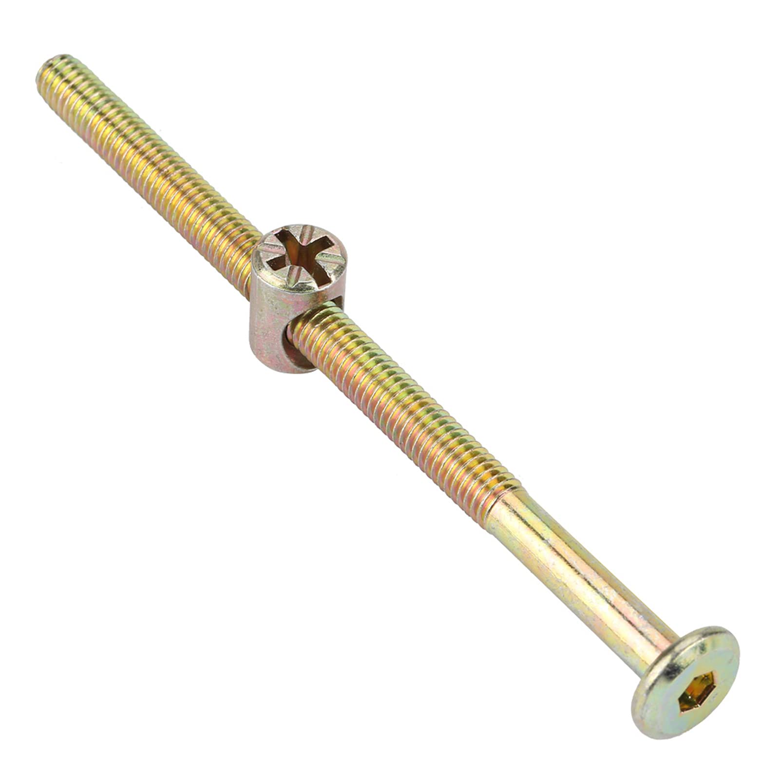 10 Viti A Testa Esagonale Piatta Con Dadi - Acciaio Inox 6x90mm, Per Mobili E Culle - Foto 6