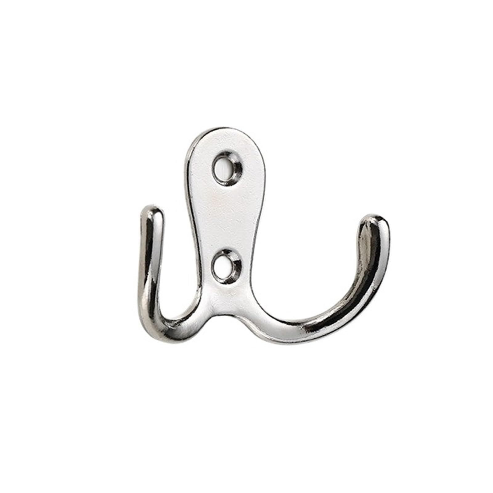 DSFVERVD Coat Hook Robe Hook Hooks for Hanging Wall Mounted Coat Rack(Chrome-6Pcs)