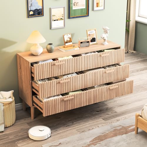 JYCRA - Cómoda de 6 cajones para dormitorio, cómoda de madera, amplia y cómoda, cómoda moderna para dormitorio, salón, pasillo, cómoda con cajones