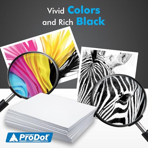 Image of ProDot 20 Sheet 180 GSM Water Proof & Instant Dry Glossy White A4 Photo Paper for Card & Picture Printing Compatible With All Inkjet Printer