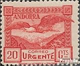 1929 sello urgente. Prophila Collection Andorra - españolas Correos 27A (Completa.edición.) con charnela 1929 Sello urgente (Sellos para los coleccionistas) Aves