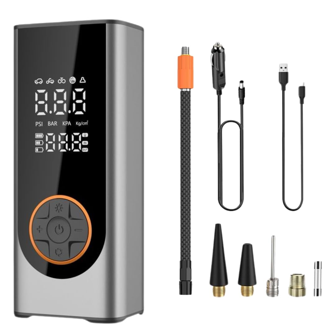 STARQ Inflate Pro Max Portable 2in1 Tyre Inflator/Air Compressor with 