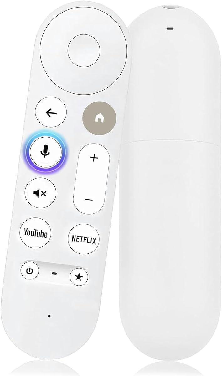 NUEVO control remoto por voz de repuesto para Chromecast Google TV 4K HDTV, control remoto para Google TV Streamer 4K Box, control remoto, GA03131-US, GA01920-US