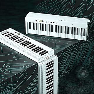 KEMNGO Piano numérique Pliable à 88 Touches avec Clavier numérique Semi-Lourd avec Support for partitions, pédale de… - Les Beatles, Paul McCartney, John Lennon, RIngo Starr, George Harrison KEMNGO Piano numérique Pliable à 88 Touches avec Clavier numérique Semi-Lourd avec Support for partitions, pédale de… – Image 6