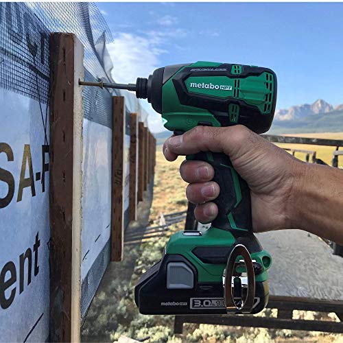 Metabo Hpt Cordless Hammer Drill And Impact Driver Combo Kit, 18V, Brushless, Includes Two Batteries, 1-36V/18V Multivolt 5.0 Ah And 1-18V Compact 3.0 Ah Battery, Lifetime Tool Warranty (Kc18Dbfl2T) #TOP4