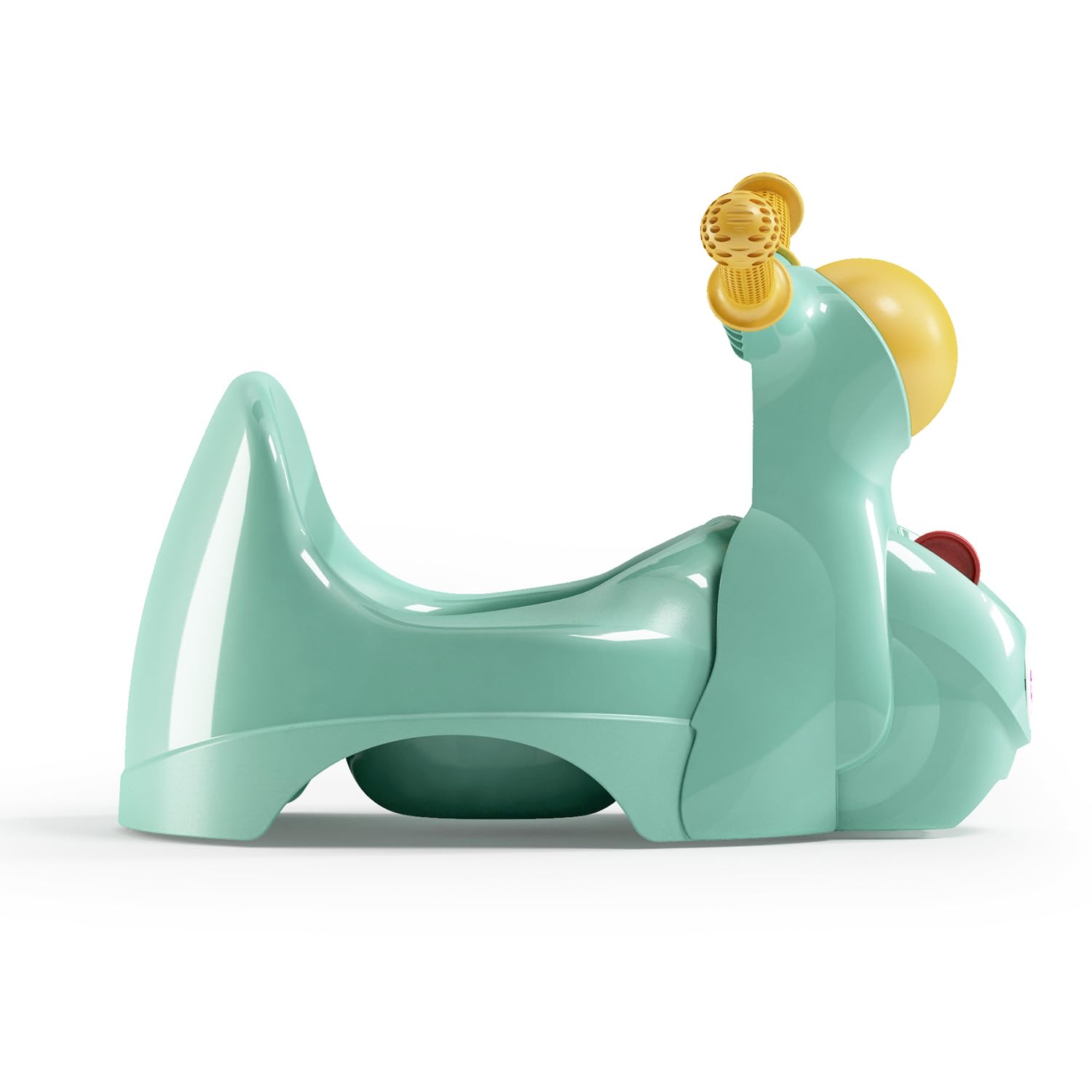 OKBABY Scooter - Vasino per Bambini con Seduta Ergonomica, a Forma di Moto - Azzurro