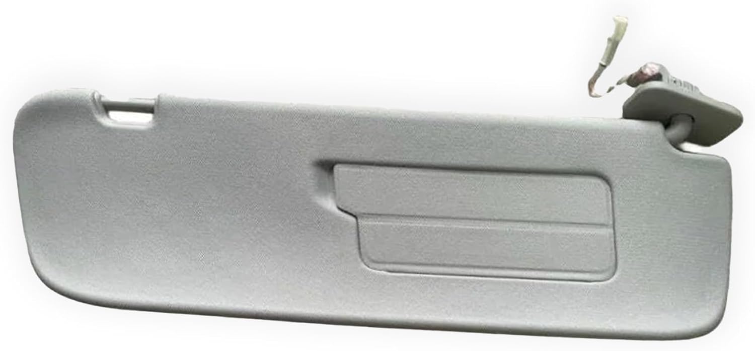 Right Passenger Side Sun Visor Compatible with Tesla Model 3 Model Y 2021 2022 2023 Replaces 1490405-01, with Vanity Mirror Sunvisor Sunshade-Gray