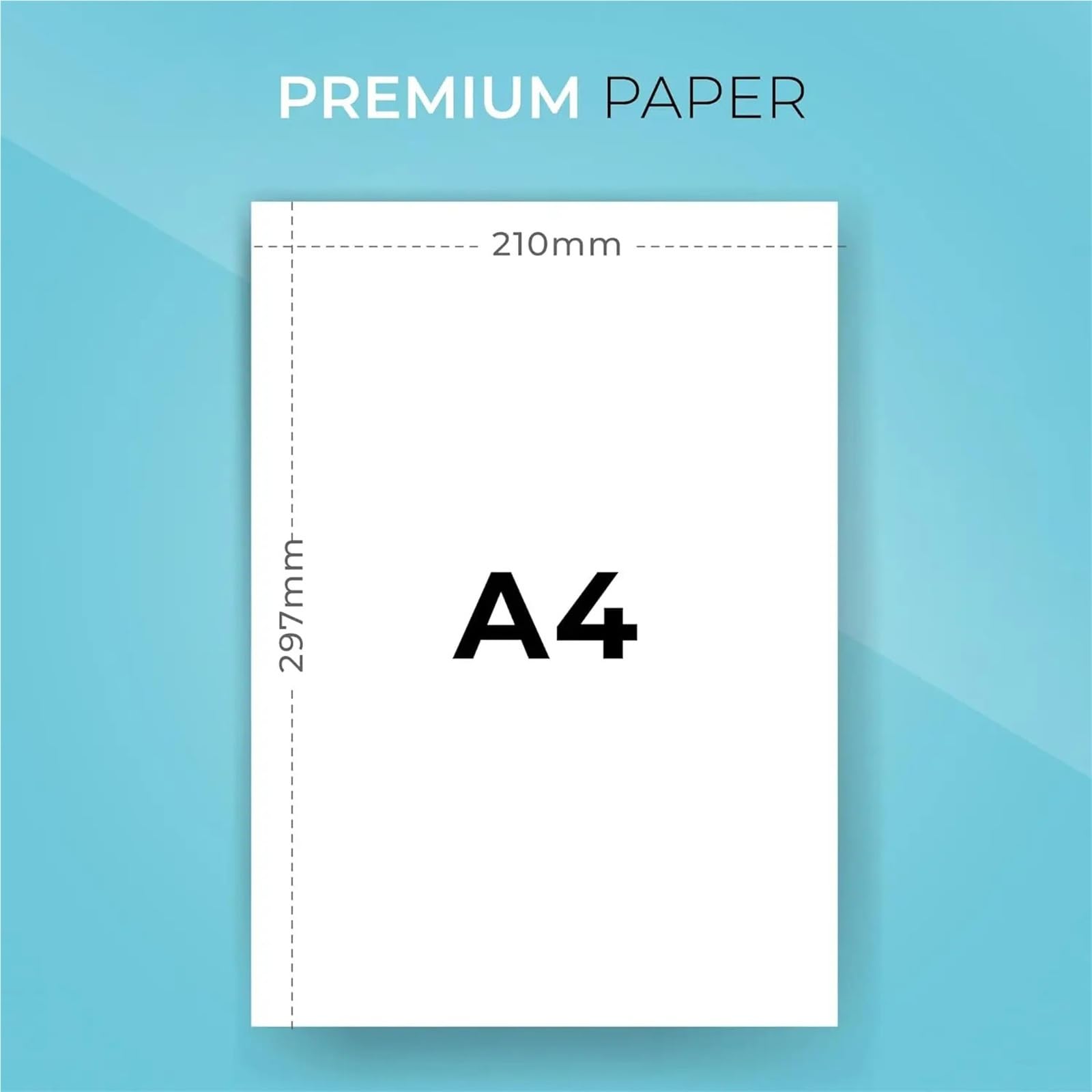 Kopierpapier Druckerpapier A4 A4-Druckerpapier – 2500 Blatt, weiß, kompatibel mit Tintenstrahl-, Laserdruckern und Kopierern, vielseitig einsetzbar, ideal for Zuhause