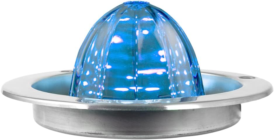 GG Grand General 81916 Green/Green Classic Watermelon 18 LED Light with Stainless Steel Flange Mount Bezel