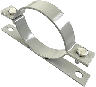 Universal Post Clamp Pole Mount Bracket - Heavy Duty Holder for Securing CCTV Cameras, Equipment Boxes, Speakers, Flood Lights & Solar Panels on Utility Poles, Metal Pipes, Wooden Posts (6 inch)