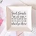 PUDDING CABIN Birthday Gifts for Friends Female Ring Trinket Dish - “Good Friends Are Like Stars You Don't Always See Them But You Know They Are Always There” Friendship Gifts for Women Friends