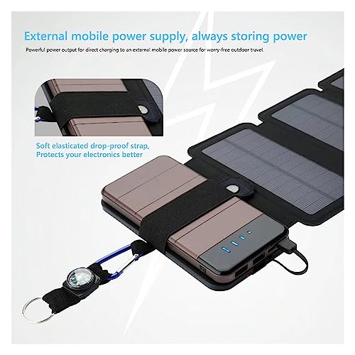 Panel solar portátil USB 5V célula solar impermeable 80W 5