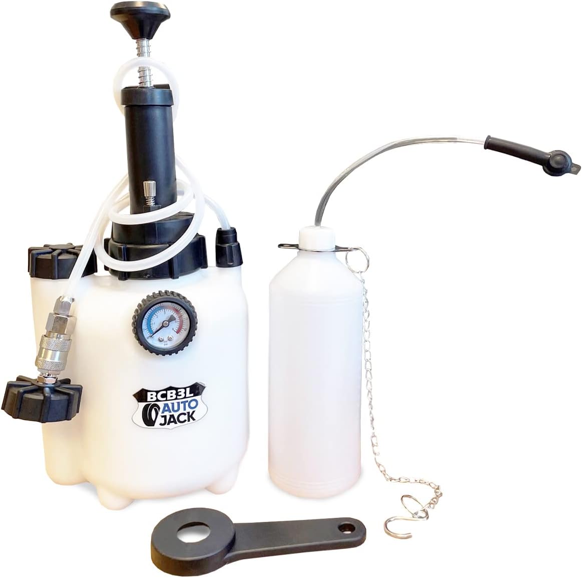 FreeTec Pneumatic Brake Fluid Bleeder Tool Kit Air Brake Bleeder Amazon.co.uk Automotive