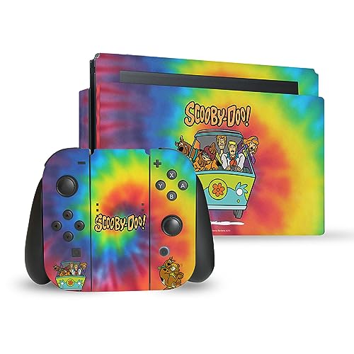 Skin Scooby-Doo Nintendo Switch de style Tie Dye vintage pour personnaliser sa console de salon