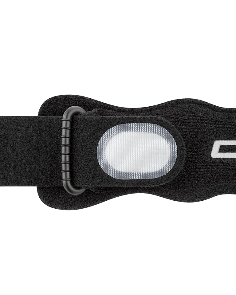 CEP Mid Support Patella Kniebandage 2.0 Unisex – Patellasehnenbandage zur gezielten Entlastung – Bandage Knie für Stabilität & Druckentlastung für Sport & Training – Schwarz
