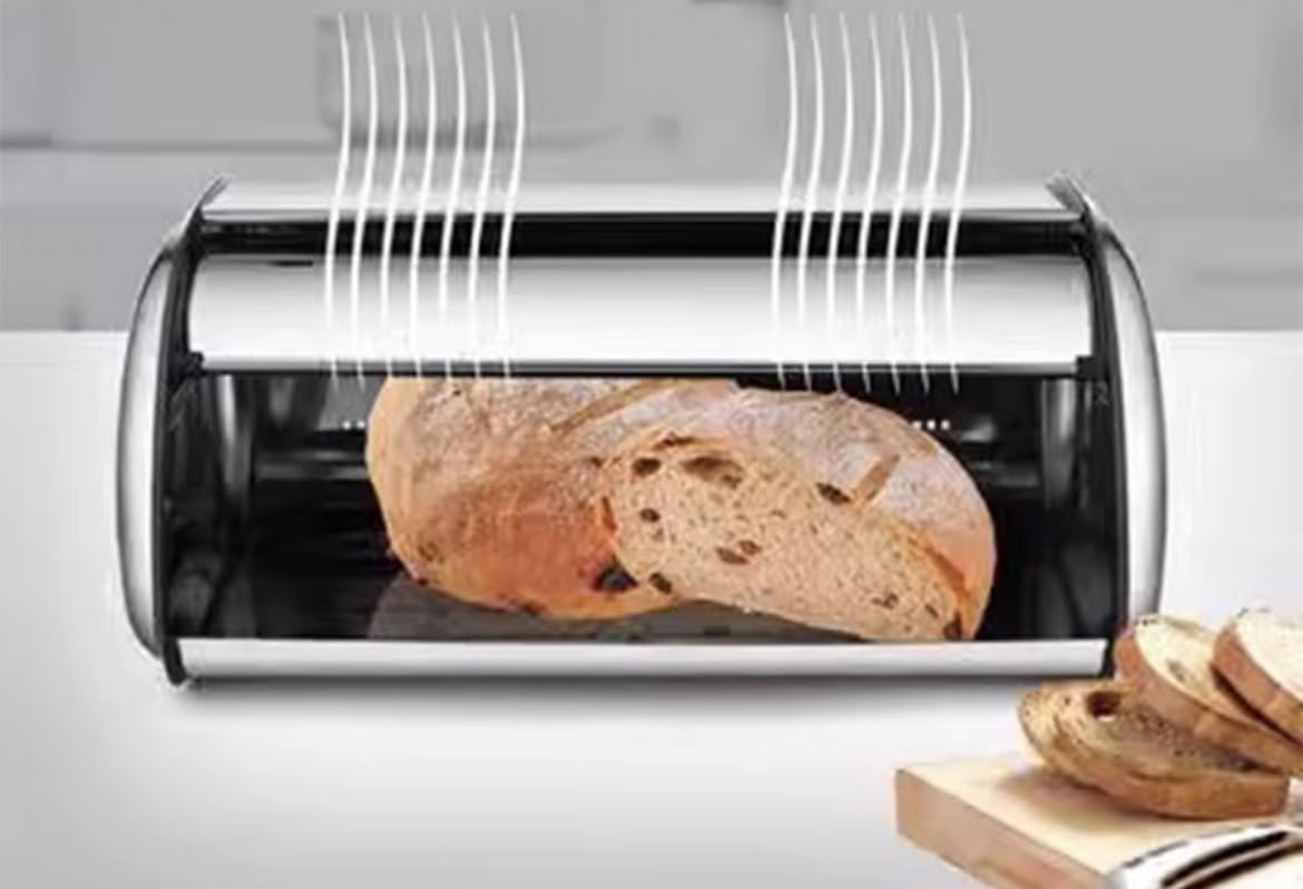 Amazon.co.jp: ブレッドケース パンケースブレッドボックス パン 収納